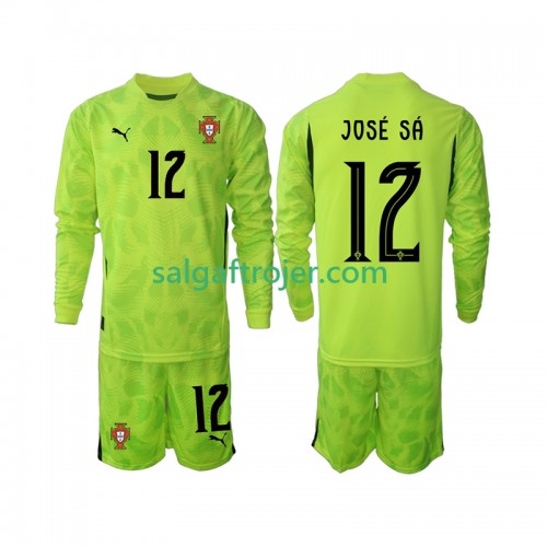 Portugal Jose Sa 12 Fodboldtrøjer Målmand Børn Hjemmebanesæt 2025 Langærmet Portugal Jose Sa 12 Fodboldtrøjer Målmand Børn Hjemmebanesæt 2025 Langærmet